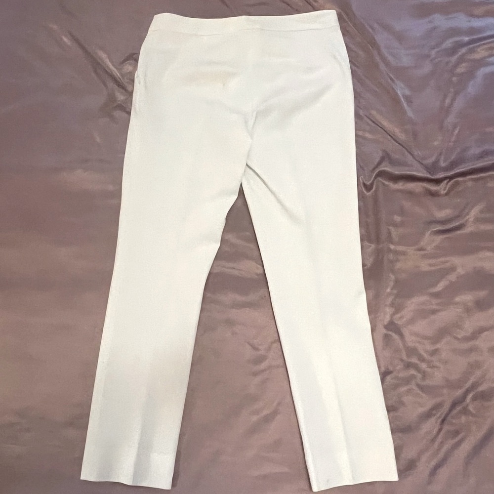 Diane Von Furstenberg Off White, Cream, Ivory Trousers, size 8 - Picture 2 of 8